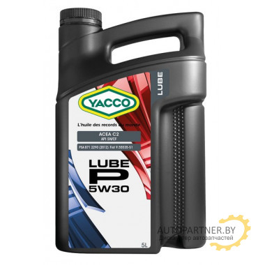 МАСЛО МОТОРНОЕ YACCO 5W30 LUBE P (5л)