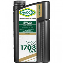 МАСЛО МОТОРНОЕ YACCO 5W30 VX 1703 FAP (2л)