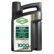 МАСЛО МОТОРНОЕ YACCO 5W40 VX 1000 FAP (5л)
