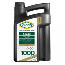 МАСЛО МОТОРНОЕ YACCO 5W40 VX 1000 LL (5л)