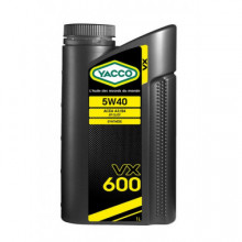 МАСЛО МОТОРНОЕ YACCO 5W40 VX 600/1L