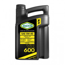 МАСЛО МОТОРНОЕ YACCO 5W40 VX 600 (5л)
