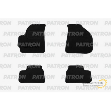 Комплект автомобильных ковриков текстильных PATRON DAEWOO Matiz 2000- / PCCDWO006