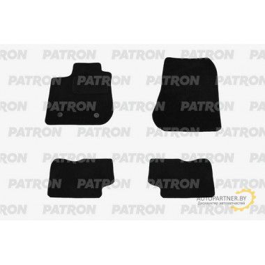 Комплект автомобильных ковриков текстильных PATRON DACIA Logan 2012- / PCCDCA001