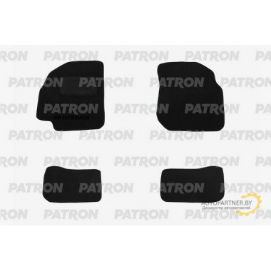 Комплект автомобильных ковриков текстильных PATRON NISSAN Almera II N16 (4 дв. ) Sedan 2002-2006 / PCCNSN005