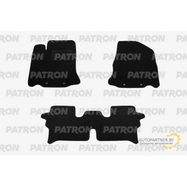 Комплект автомобильных ковриков текстильных PATRON NISSAN Pathfinder 2014-2016 / PCCNSN0048