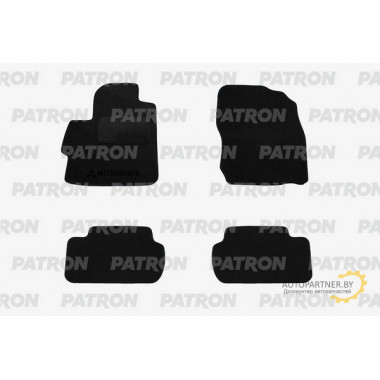 Комплект автомобильных ковриков текстильных PATRON MITSUBISHI Lancer X 2007-2010 / PCCMTB0015