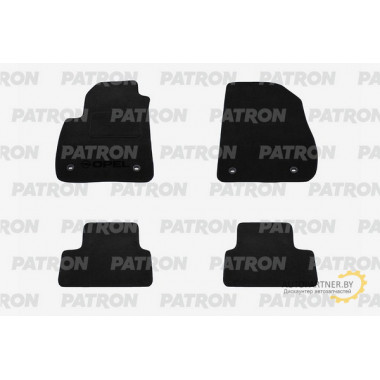 Комплект автомобильных ковриков текстильных PATRON OPEL Zafira C 2012- / PCCOPL0035