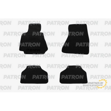 Комплект автомобильных ковриков текстильных PATRON BMW 7er IV (E65) 2001-2008 / PCCBMW0018