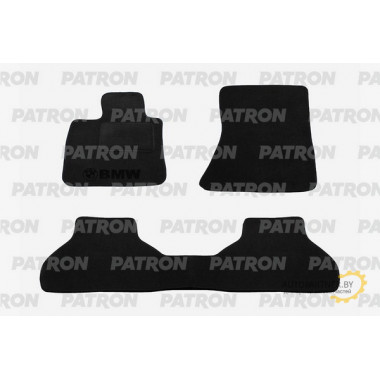 Комплект автомобильных ковриков текстильных PATRON BMW X6 (E71) 2008-2013 2 ряд сплошной / PCCBMW0027