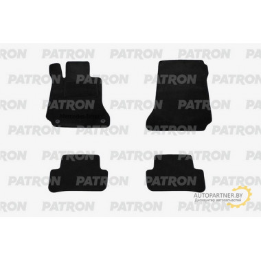 Комплект автомобильных ковриков текстильных PATRON MERCEDES-BENZ C III (W204) 2007-2013 / PCCMBR009