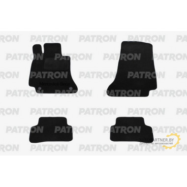 Комплект автомобильных ковриков текстильных PATRON MERCEDES-BENZ C-class W205 2013- / PCCMBR0042