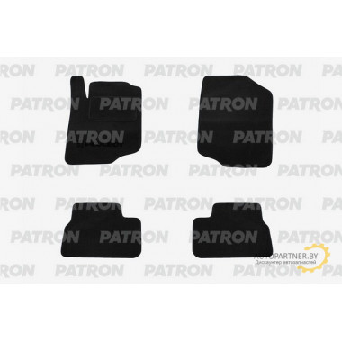 Комплект автомобильных ковриков текстильных PATRON PEUGEOT 207 3, 5 дв. 2006- / PCCPGT004