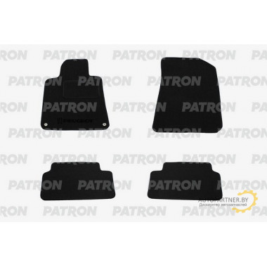 Комплект автомобильных ковриков текстильных PATRON PEUGEOT 508 I SD, SW 2011-2014 / PCCPGT0016