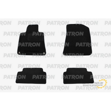 Комплект автомобильных ковриков текстильных PATRON PEUGEOT 508 I (рест) 2014- / PCCPGT0017