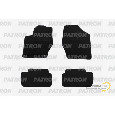 Комплект автомобильных ковриков текстильных PATRON CITROEN C4 II 2010- / PCCCTR008