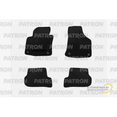 Комплект автомобильных ковриков текстильных PATRON VW Golf V 2003-2009 / PCCVW0011