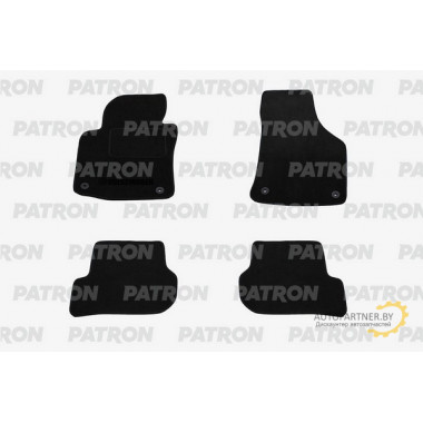 Комплект автомобильных ковриков текстильных PATRON VW Golf VI 3, 5 дв. 2008-2012 / PCCVW0012