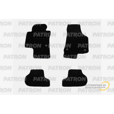 Комплект автомобильных ковриков текстильных PATRON VW Jetta V 2005-2011 / PCCVW0014
