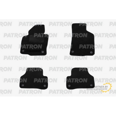 Комплект автомобильных ковриков текстильных PATRON VW Passat B6 2005-2010 / PCCVW0022