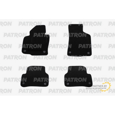 Комплект автомобильных ковриков текстильных PATRON VW Passat B7 2011- / PCCVW0023