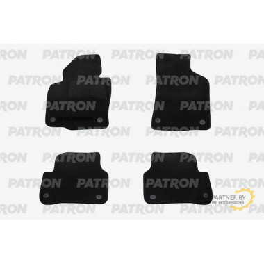 Комплект автомобильных ковриков текстильных PATRON VW Passat CC 4 4дв. 2008-2011 / PCCVW0024