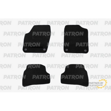 Комплект автомобильных ковриков текстильных PATRON VW Polo 5 5-дверн. 2010- / PCCVW0028