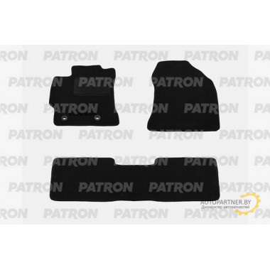 Комплект автомобильных ковриков текстильных PATRON TOYOTA Corolla XI 2013- / PCCTOY0023