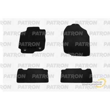 Комплект автомобильных ковриков текстильных PATRON TOYOTA RAV4 IV 2012- / PCCTOY0057
