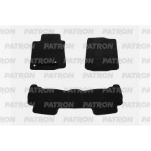 Комплект автомобильных ковриков текстильных PATRON TOYOTA Land Cruiser Prado 150 III до рестайлинга 2009-2013 2 ряд сплошной / PCCTOY0039