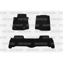 Комплект автомобильных ковриков текстильных PATRON TOYOTA Land Cruiser Prado 150 III рестайлинг 2013- 2 ряд сплошной / PCCTOY0041