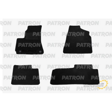 Комплект автомобильных ковриков текстильных PATRON LIFAN X60 2013- задний коврик через тоннель / PCCLIF002