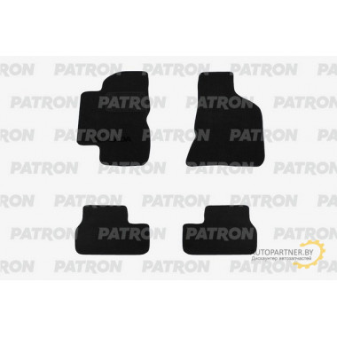 Комплект автомобильных ковриков текстильных PATRON BA3 LADA 1118 Kalina 2004-2013 / PCCLAD001