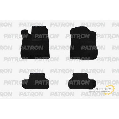 Комплект автомобильных ковриков текстильных PATRON BA3 LADA 21099-09 1990-2004 / PCCLAD005