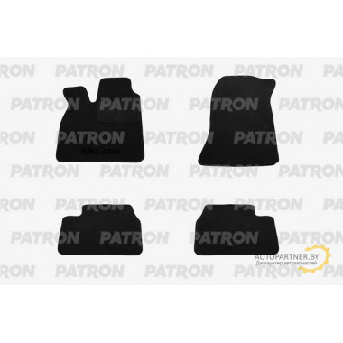 Комплект автомобильных ковриков текстильных PATRON BA3 LADA 2110 1996-2003 / PCCLAD006