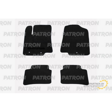 Комплект автомобильных ковриков текстильных PATRON HYUNDAI Solaris 2010- / PCCHNI0031