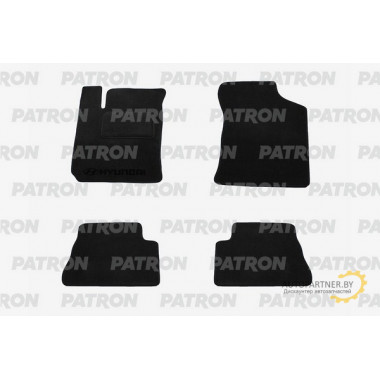 Комплект автомобильных ковриков текстильных PATRON HYUNDAI Getz 2002-2011 / PCCHNI0013