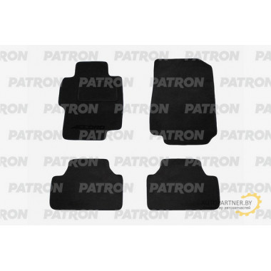Комплект автомобильных ковриков текстильных PATRON HONDA Accord VII 2002-2008 / PCCHND004