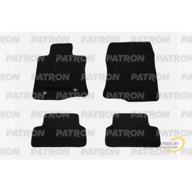 Комплект автомобильных ковриков текстильных PATRON HONDA Accord VIII 2007-2012 / PCCHND006