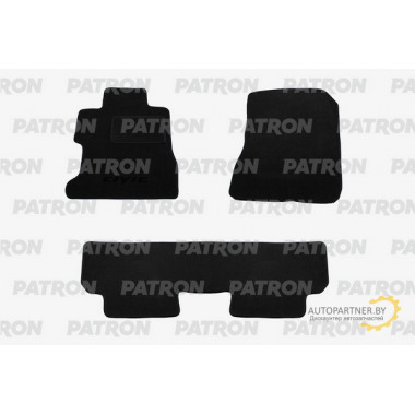 Комплект автомобильных ковриков текстильных PATRON HONDA Civic VIII sedan 2006-2011 / PCCHND0017