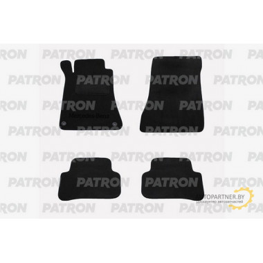 Комплект автомобильных ковриков текстильных PATRON MERCEDES-BENZ C II (W203) 2000-2007 / PCCMBR007