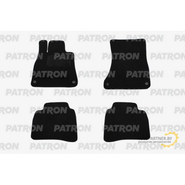 Комплект автомобильных ковриков текстильных PATRON MERCEDES-BENZ S VII (W222) LONG 2014- / PCCMBR0028
