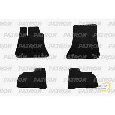 Комплект автомобильных ковриков текстильных PATRON MERCEDES-BENZ S VI (W221) 2005-2013 / PCCMBR0027
