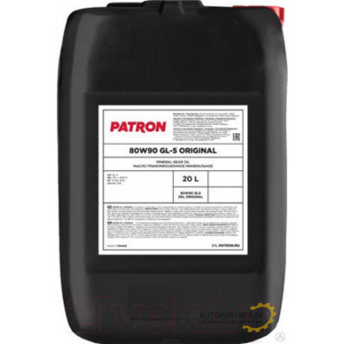Трансмиссионное масло PATRON Original GL-5 80W-90 20л / 80W90GL520LORIGINAL