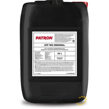 Трансмиссионное масло PATRON Original ATF WS 20л / ATFWS20LORIGINAL