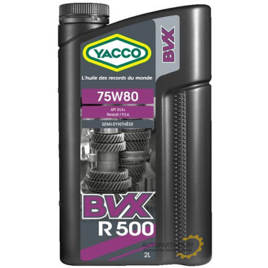 Масло трансмиссионное YACCO BVX R 500 75W-80 1л / YACCO75W80BVXR5001