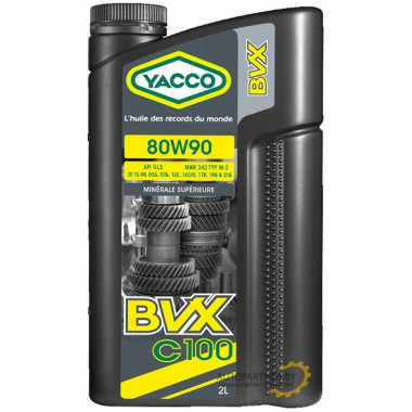 Масло трансмиссионное YACCO BVX C 100 80W-90 2л / YACCO80W90BVXC1002