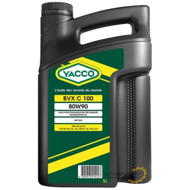 Масло трансмиссионное YACCO BVX C 100 80W-90 5л / YACCO80W90BVXC1005