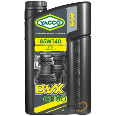 Масло трансмиссионное YACCO BVX C 100 85W-140 2л / YACCO85W140BVXC1002