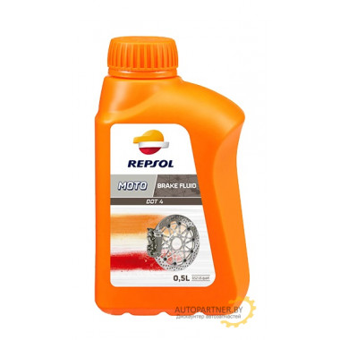 Жидкость тормозная REPSOL МОТО DOT 4 500 мл / RP713A56